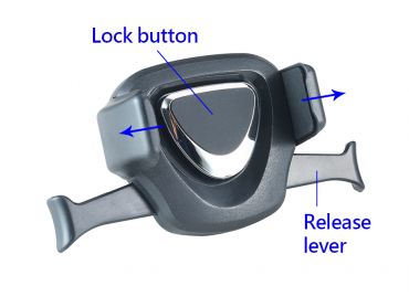 One touch Telescopic arm Windshield Suction Cup Mount Holder