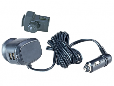 Car Headrest Mount Magnetic Holder w/Dual USB Charging Ports