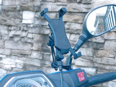 Motorbike Wireless/USB Charging Phone Holder