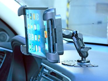 Heavy Duty 3M Adhesive Dashboard Metal Mount Tablet Holder
